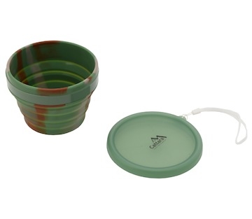 Silikonová skládací miska ARMY 550ml