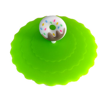 Silikonový kryt na konzervy s donutem