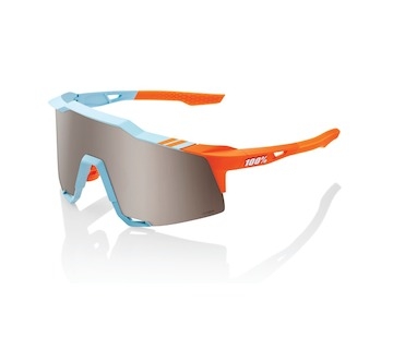 sluneční brýle SPEEDCRAFT Soft Tact Two Tone, 100% (HIPER stříbrné sklo)