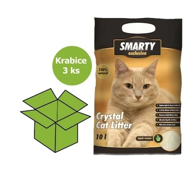 SMARTY exclusive silikátové stelivo 10 l AKCE 15 %