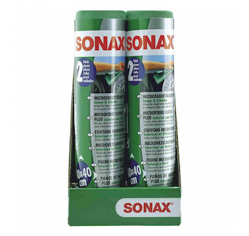 Sonax Utěrka z mikrovlákna do interiéru a na skla 2 ks
