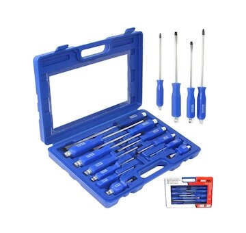 Šroubováky úderové, sada 12ks, magnetické, šestihran MAR-POL