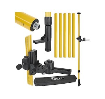 Stativ laseru, teleskopická tyč s prodloužením, až 420 cm - GEKO