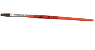 Štětec umělecký plochý S 7235/313 červený 8