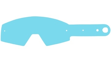 strhávací slídy plexi pro brýle FOX RACING řady MAIN, Q-TECH (10 vrstev v balení, čiré)