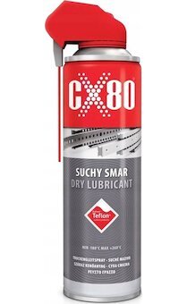 Suché mazivo s teflonem DUO-SPRAY CX80 Dry Lubricant with Teflon 500 ml