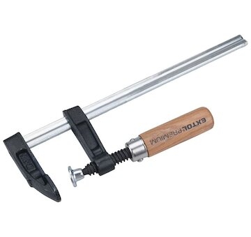 Svěrka F - stolařská, 200x50mm, česká buková rukojeť, EXTOL PREMIUM