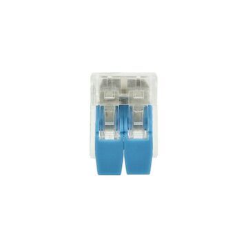 Svorka s páčkou na vodiče 2x0.14-4mm², 10ks GEKO