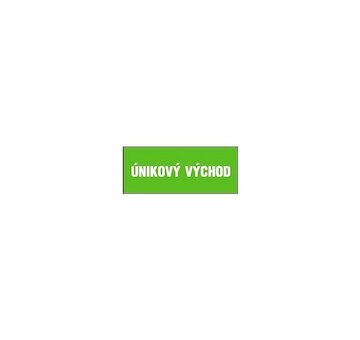 Tabulka - Únikový východ, samolepka 210x87mm