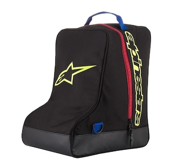 taška na boty, ALPINESTARS (černá/modrá/žlutá fluo/červená)