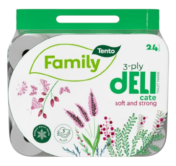 Tento toaletní papír Toti Family Delicate 3vrstvý 24ks
