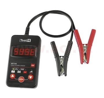 tester baterií, napětí, proud, dobíjení, 12 V, 20 - 150 Ah, NBT200