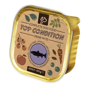 Top Condition Dog Salmon & Cranberries paté 150 g Expirace 9/2025