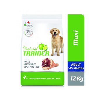 TRAINER Natural Maxi Adult prosciutto a rýže 12kg