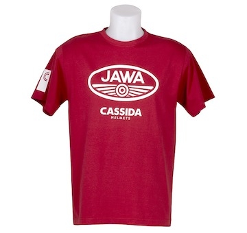 triko JAWA edice, CASSIDA (červená bordó, vel. S)