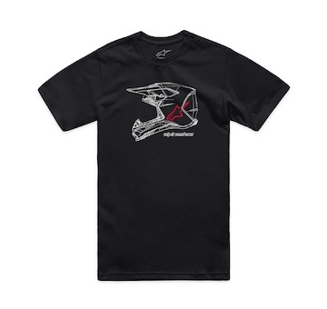 triko MX HELMET CSF, ALPINESTARS (černá, vel. M)