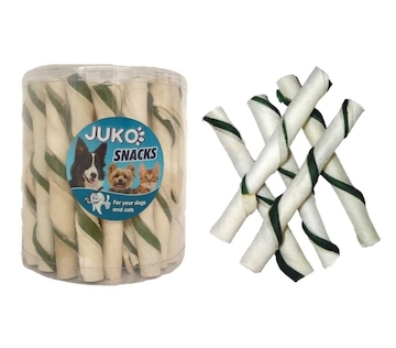 Trubička bílá Mint JUKO Snacks (35 ks)