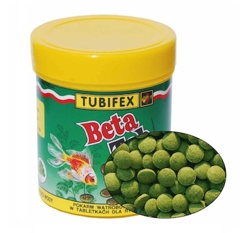Tubifex Beta Tab (býložravé ryby na dně) 125 ml