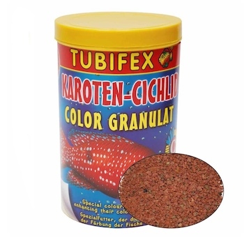 Tubifex Karoten Cichlid Granulat 125 ml
