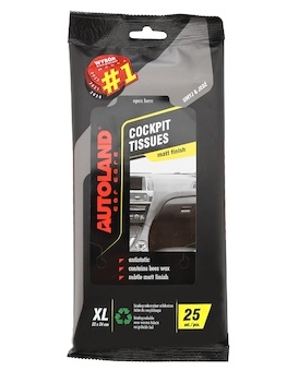 Ubrousky XL na palubní desku NATURAL 25ks