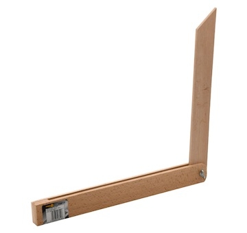 Úhelník 400 mm nastavitelný dřevěný