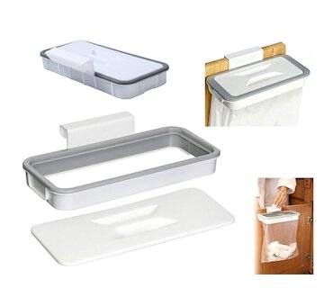 Univerzální závěsný držák sáčků na odpad