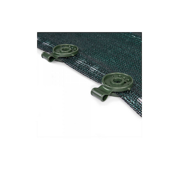 Upínací spona na sítě, tkaniny, zelená BUNGEE CORD CLIPS