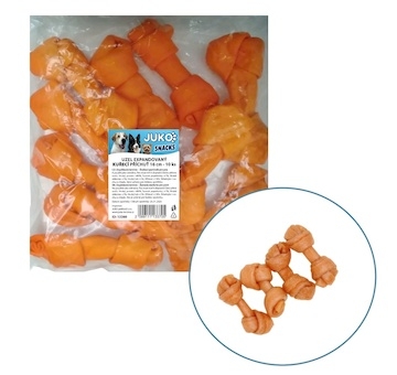 Uzel expandovaný kuřecí příchuť JUKO 16 cm (10 ks)
