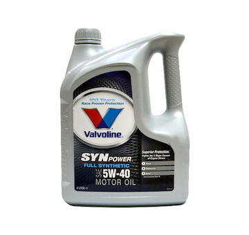 VALVOLINE SYNPOWER 5W-40 4L