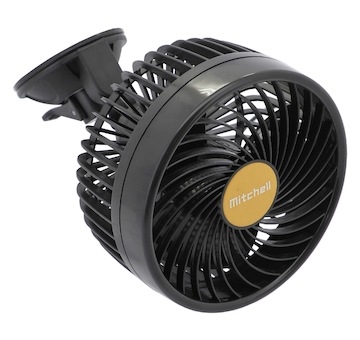 Ventilátor MITCHELL 150mm 24V na přísavku