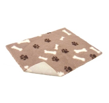 Vetbed protiskluz / Drybed hnědá motivy, role 10 x 1,5 m, vlas 30 mm