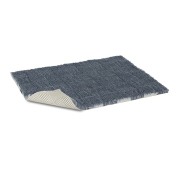 Vetbed protiskluz / Drybed modrošedý skládaný vzor, role 10 x 1,5 m, vlas 30 mm