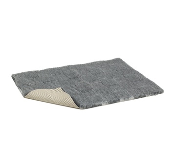 Vetbed protiskluz / Drybed šedá skládaný vzor 75 x 50 cm, vlas 30 mm