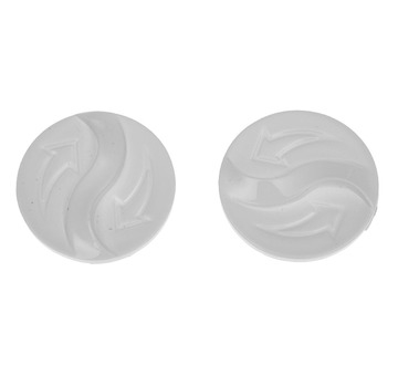 víčka plexi pro přilby EVO, CASSIDA - ČR (bílé, pár)