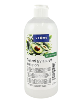 VIONE TĚLOVÝ A VLASOVÝ ŠAMPON 500ml avokádo