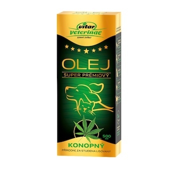 Vitar Veterinae Konopný olej 500 ml