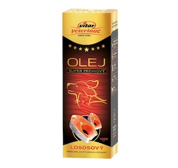 Vitar Veterinae Lososový olej 1000 ml