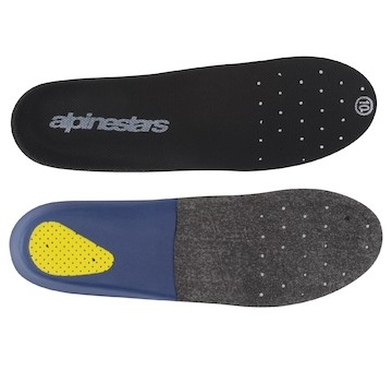 vložky pro boty TECH 10, ALPINESTARS (šedé/modré/žluté, pár, vel. 40,5)