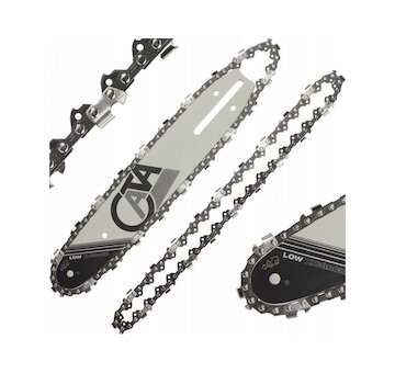 Vodící lišta na řetězové pily a dva řetězy 25 cm 10