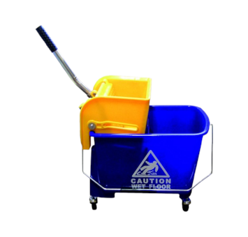 Vozík Doublebucket 20l s horizontálním lisem