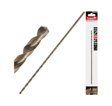 Vrták do kovu, extra dlouhý, 4,0×220 mm, HSS, DIN1869 - TVARDY