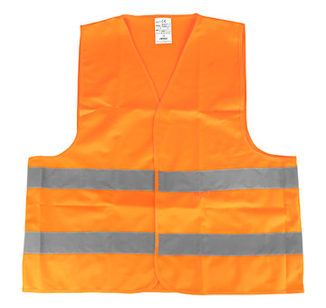 Výstražná vesta oranžová z certifikátem AMIO-03986