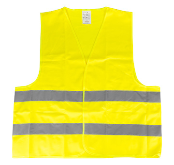 Výstražná vesta XXXL žlutá s certifikátem AMIO-03935