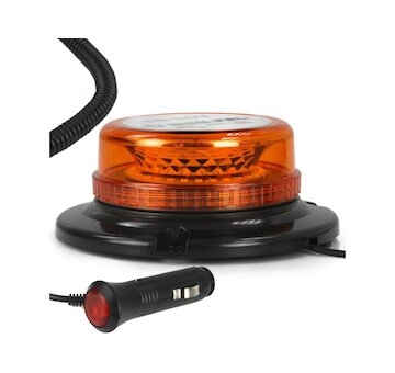 Výstražný maják, světlo oranžové 10-30V, 15W, 30 LED MAR-POL