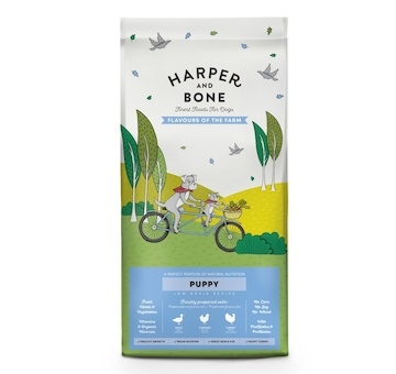 Vzorek Harper and Bone Dog Puppy příchutě farmy 100 g