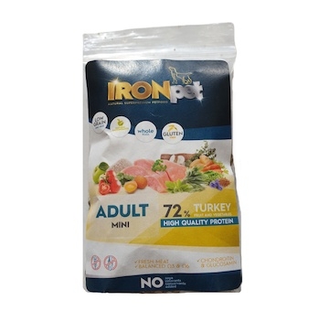 Vzorek IRONpet Dog Adult Mini Turkey (Krocan) 70 g
