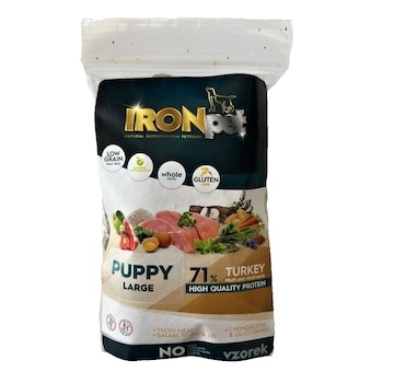 Vzorek IRONpet Dog Puppy Large Turkey (Krocan) 70 g
