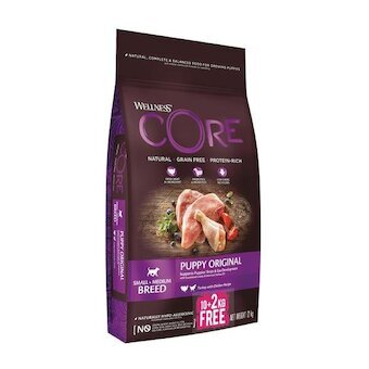 Wellness Core Dog Puppy krůta a kuře 10+2kg