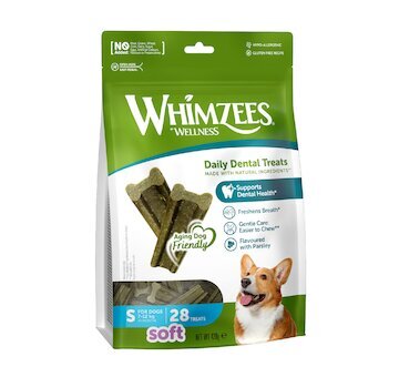 WHIMZEES Soft dentální pamlsek pro psy S (7-12kg) 28ks
