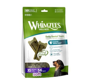 WHIMZEES Soft dentální pamlsek pro psy XS (2-7kg) 56ks